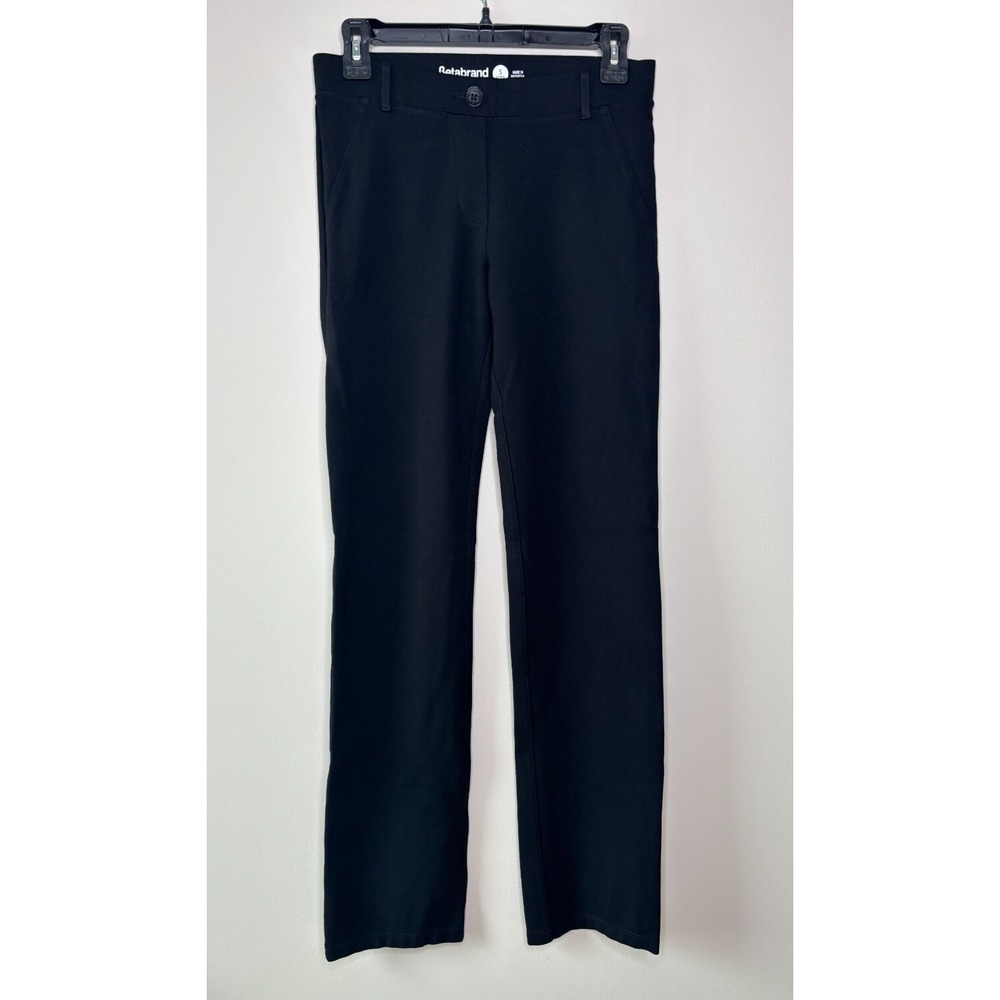 Betabrand Dress Pant Yoga Pants Black Straight Leg Size S Long Casual